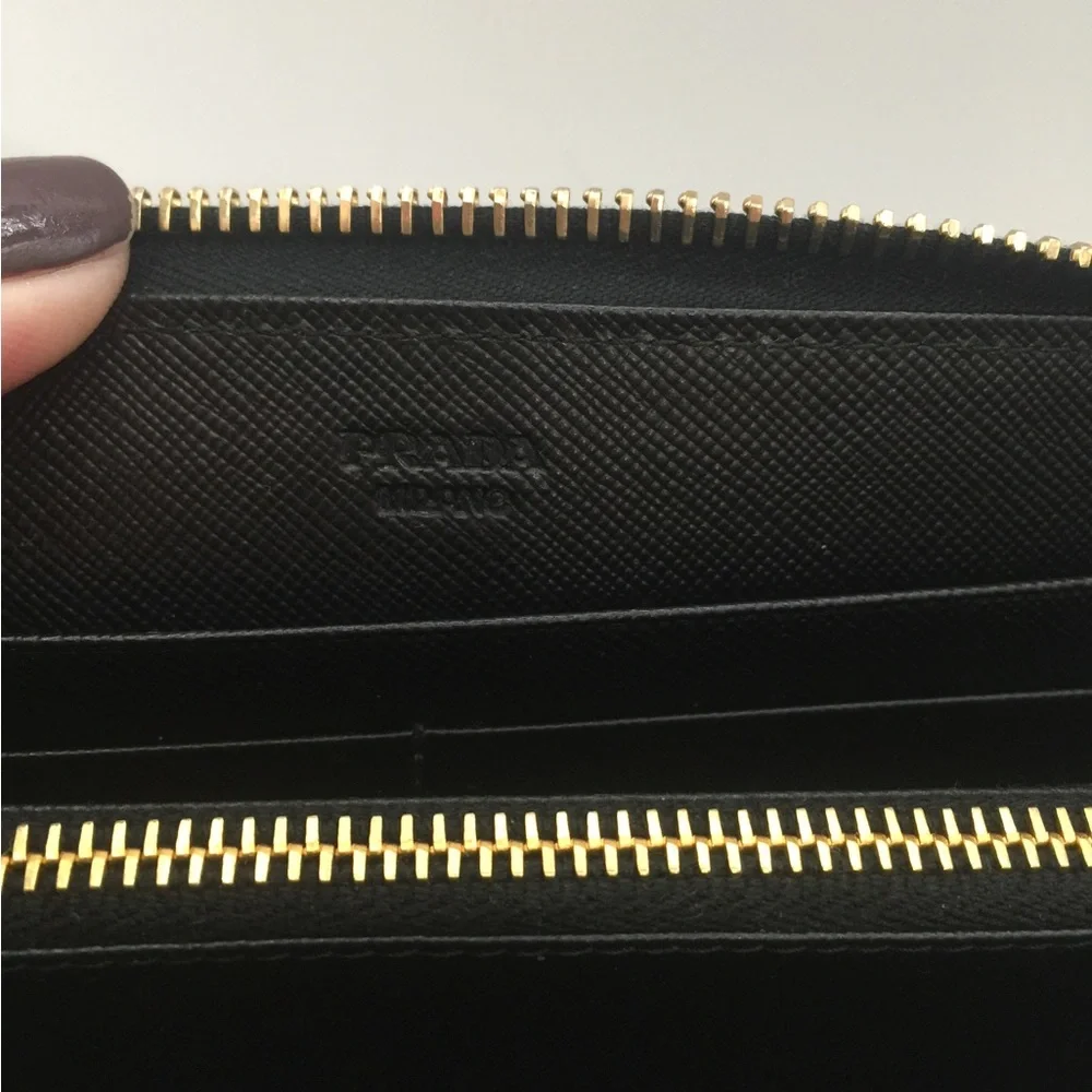 Authentic PRADA Saffiano Ribbon long wallet - Picture 14 of 14